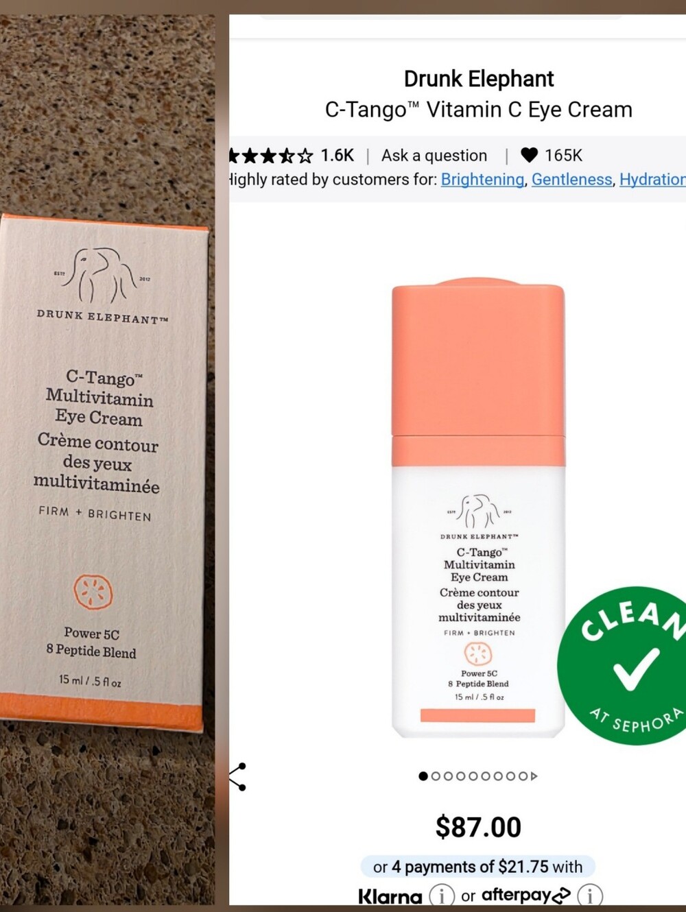 Drunk Elephant C-Tango Multivitamin Eye Cream